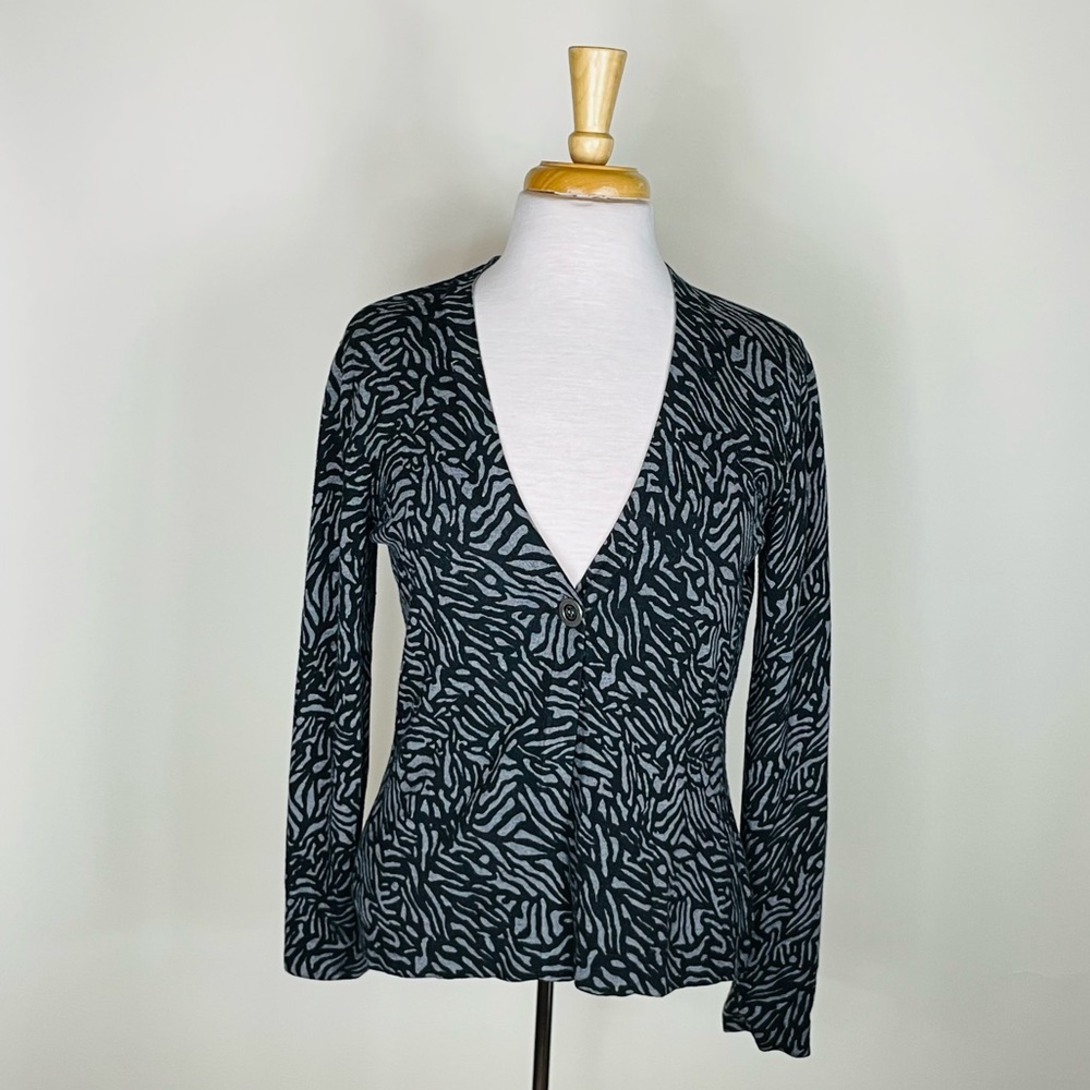 Zebra Print Cardigan - Super Soft (M)